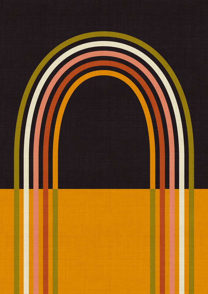 Geo Shapes Autunno 2021 Arco arcobaleno da Ana Rut Bre