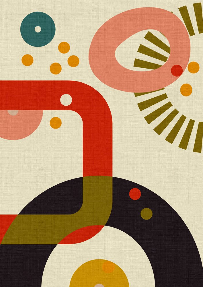 Cirque 3 in stile Mid-Century da Ana Rut Bre