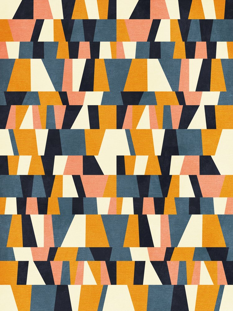 Rainbow Plus Shapes  Blu Senape 14 da Ana Rut Bre