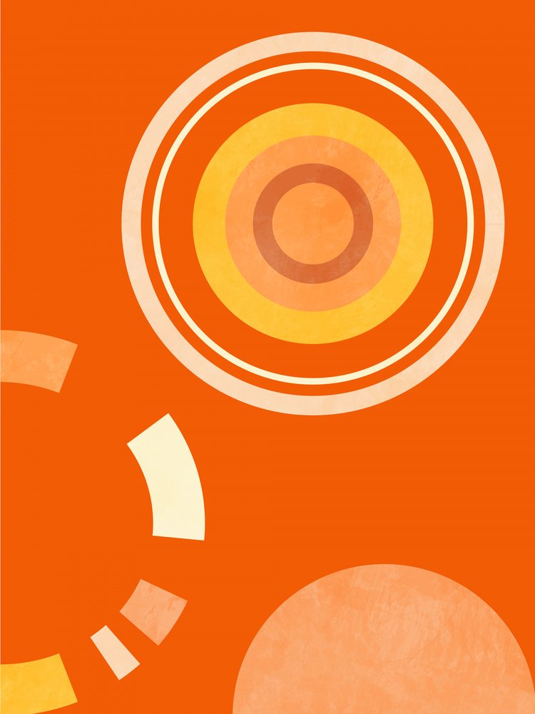 Primavera Mid Rhapsody Arancione 4 da Ana Rut Bre