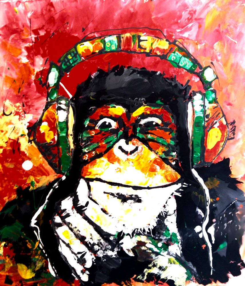Abstract Music Monkey da Anda Bieza