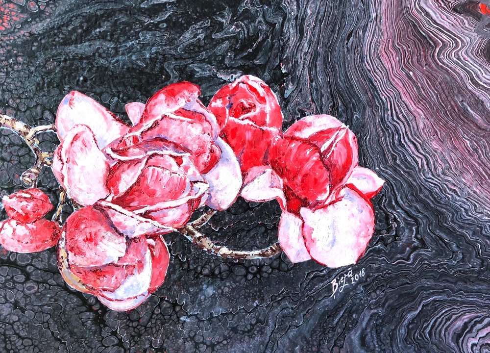 Rose rosse di grande effetto da Anda Bieza