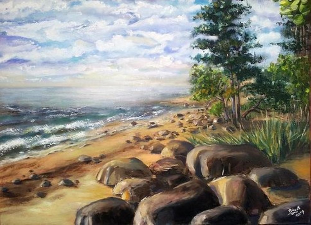 La serenità di Rocky Beach da Anda Bieza