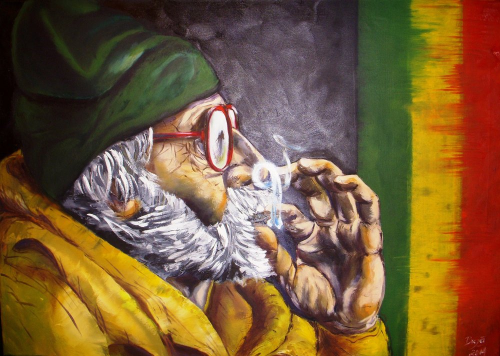 Il rasta fumatore da Anda Bieza