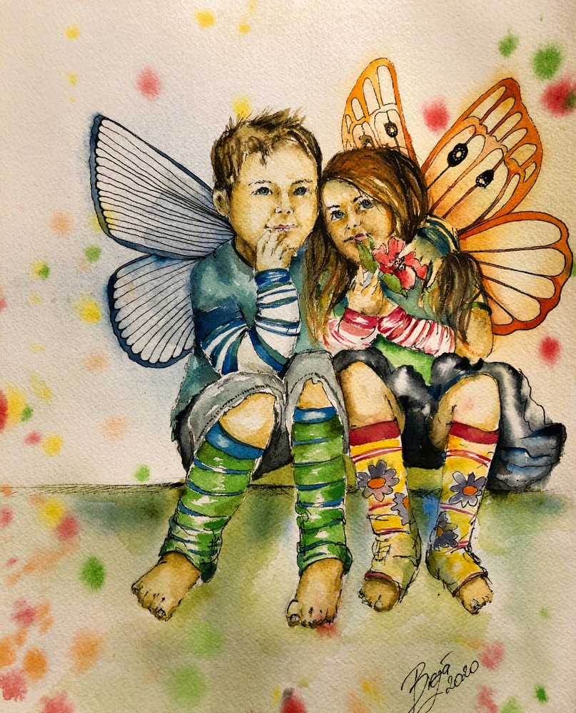 Bambini fatati e stravaganti da Anda Bieza