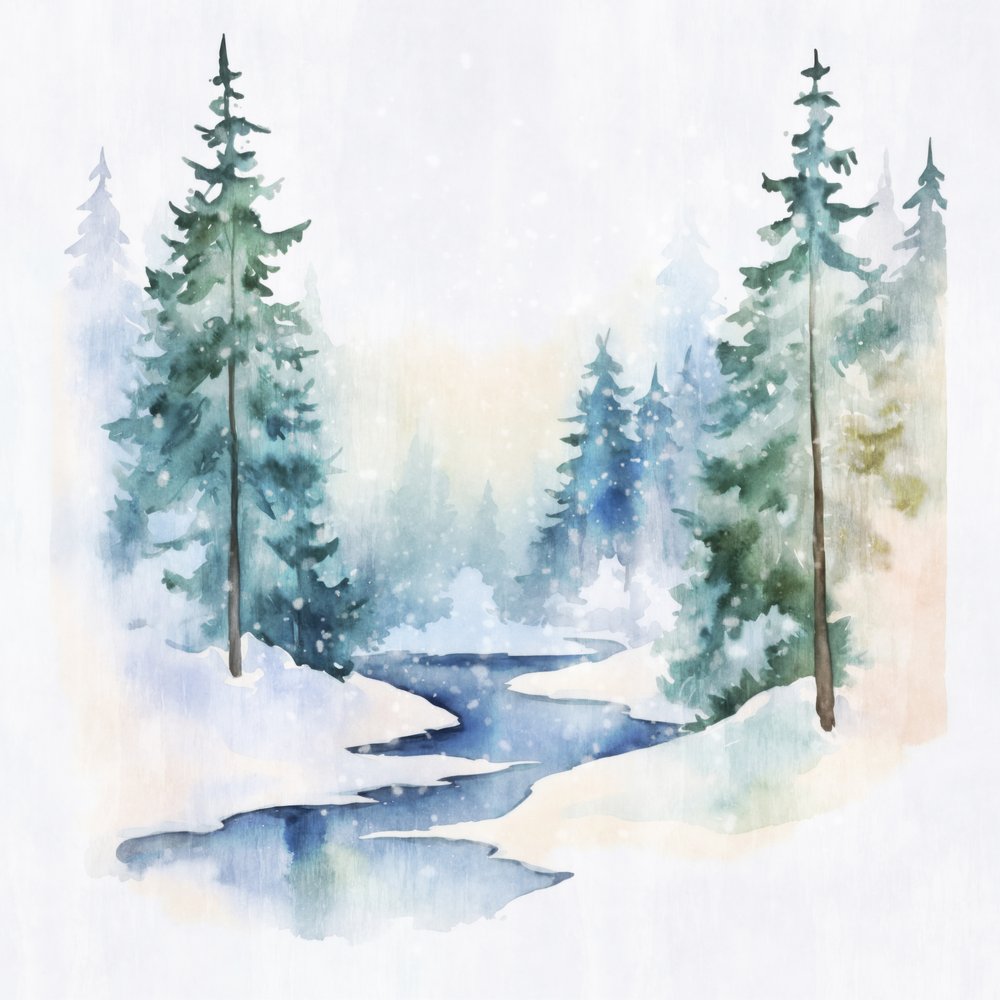 Una tranquilla foresta invernale da Andrea Haase
