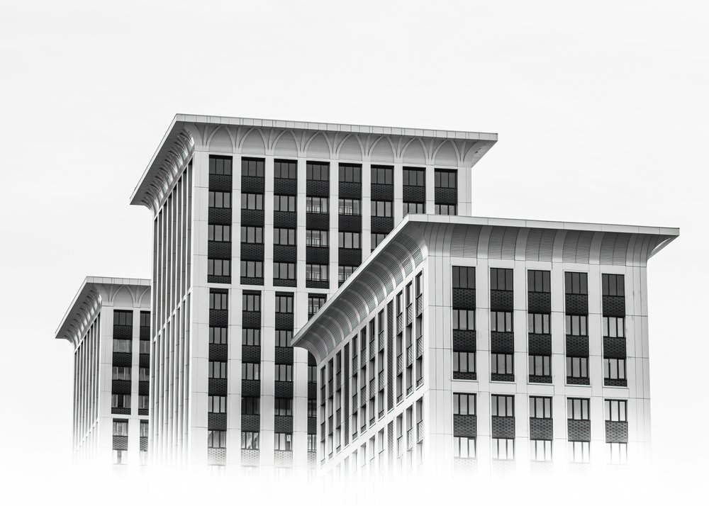 Architettura urbana minimalista da Andrey Kotov