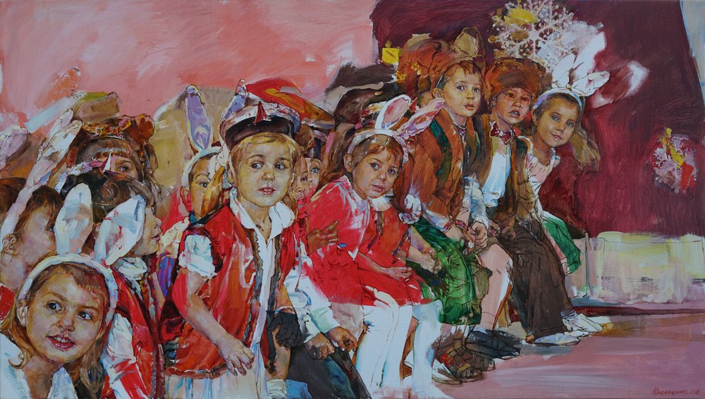 I bambini di Happy Bunny da Andrii Kutsachenko