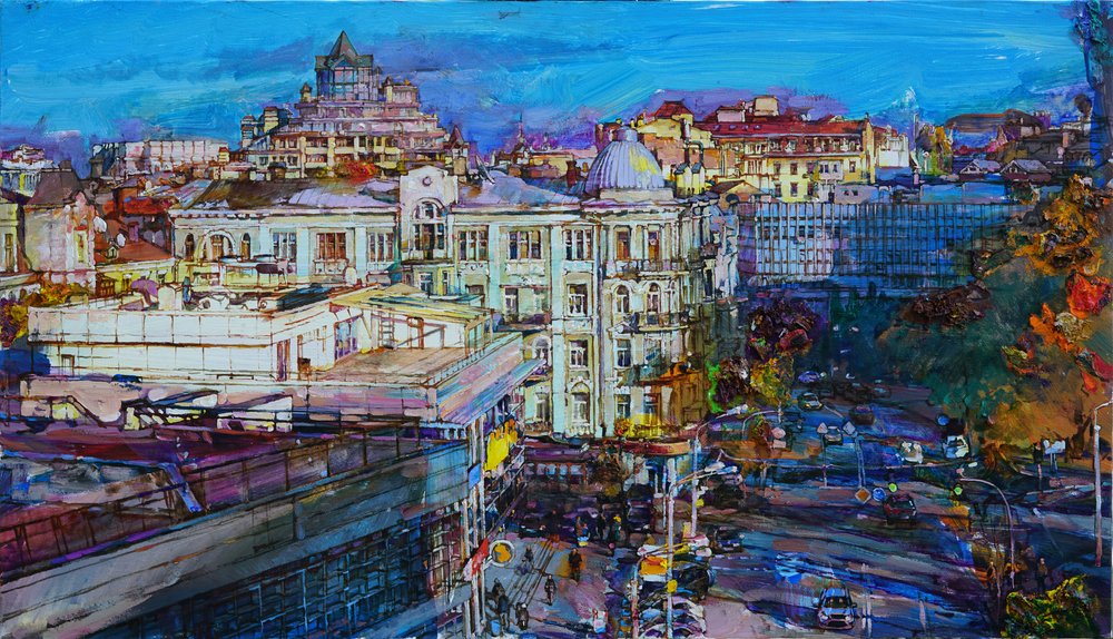 Una vista mozzafiato sulla città da Andrii Kutsachenko