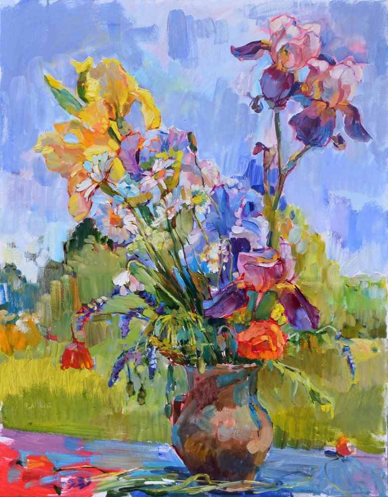 Iris dai colori vivaci da Andrii Kutsachenko