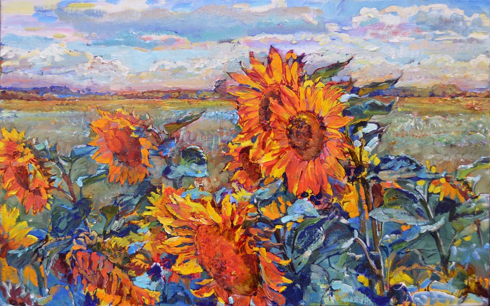 Vivace campo di girasoli da Andrii Kutsachenko