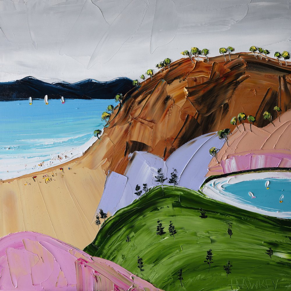Una giornata colorata in spiaggia da Angela Hawkey