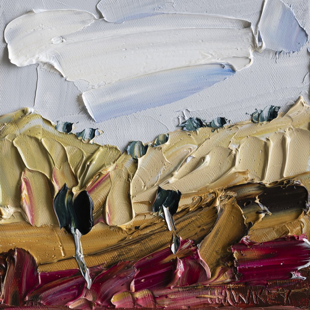 Paesaggio di colline ondulate da Angela Hawkey
