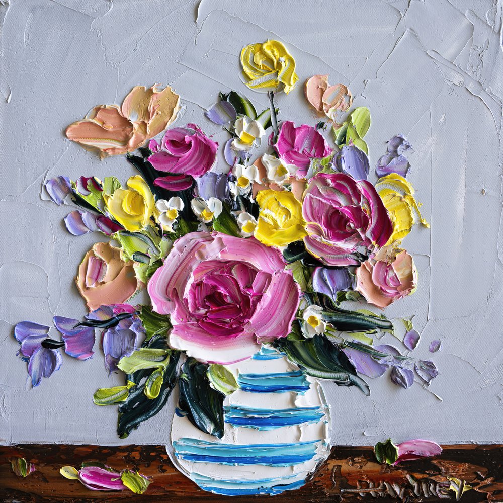 Fiori vivaci a impasto da Angela Hawkey