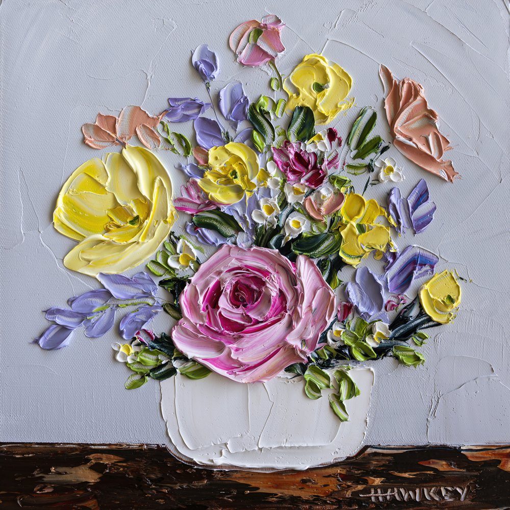 Fiori vivaci a impasto da Angela Hawkey