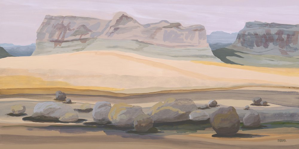 Formazioni rocciose del deserto da Angela Seear