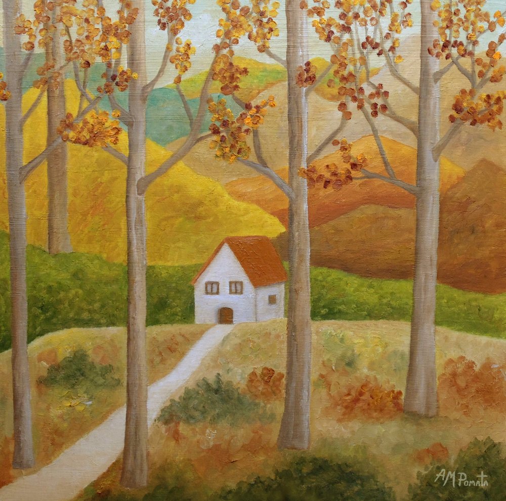 Casa di campagna autunnale da Angeles M. Pomata