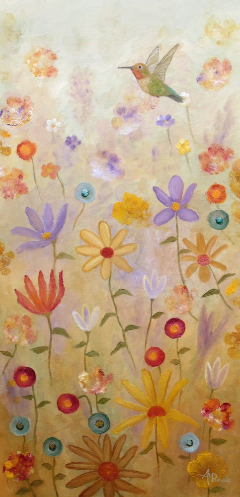 Il giardino felice del colibrì da Angeles M. Pomata