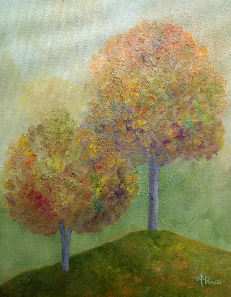 Alberi autunnali in pace da Angeles M. Pomata