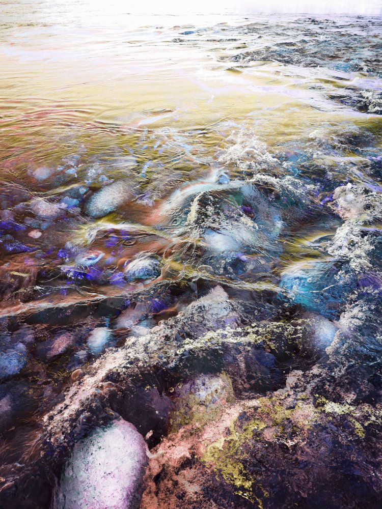Il vivace scorrere del fiume da Angelo Cerantola