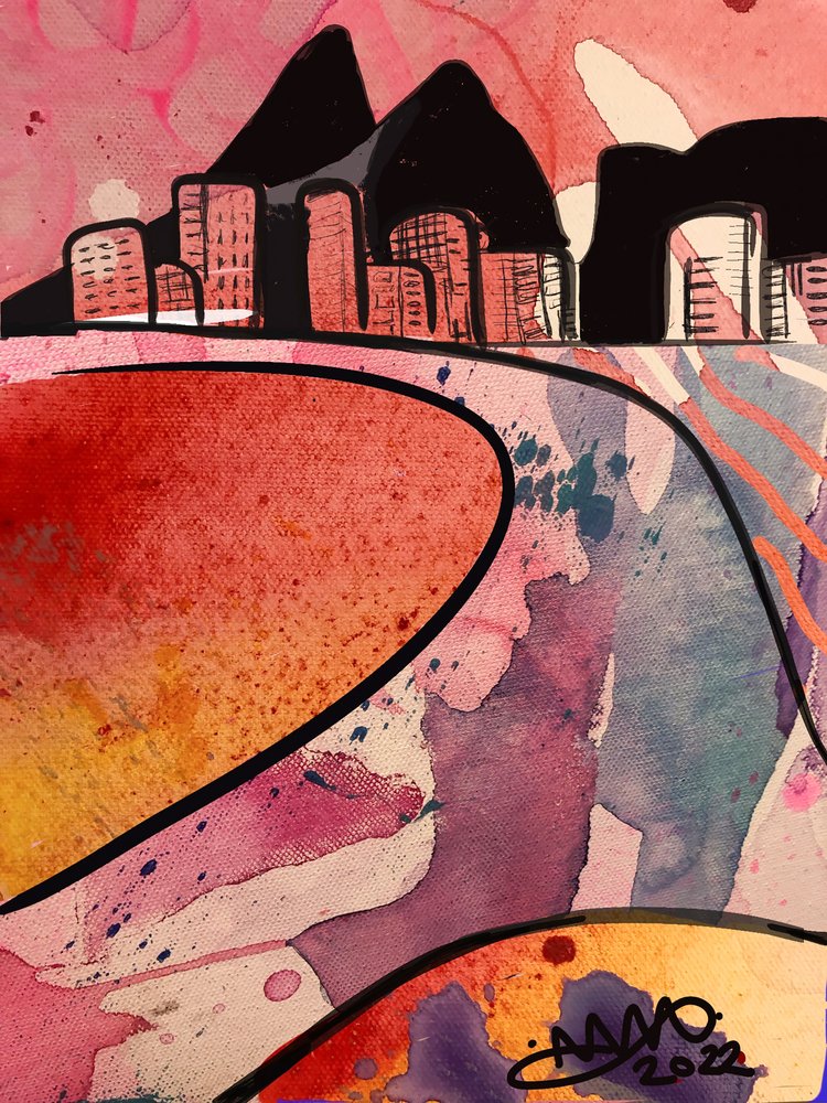 Città astratta e vivace da Anna Viklund