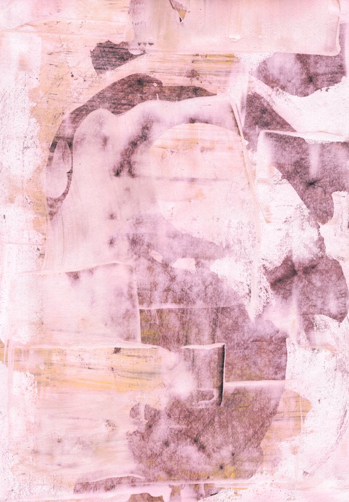 Rosa tenue astratto da Annick