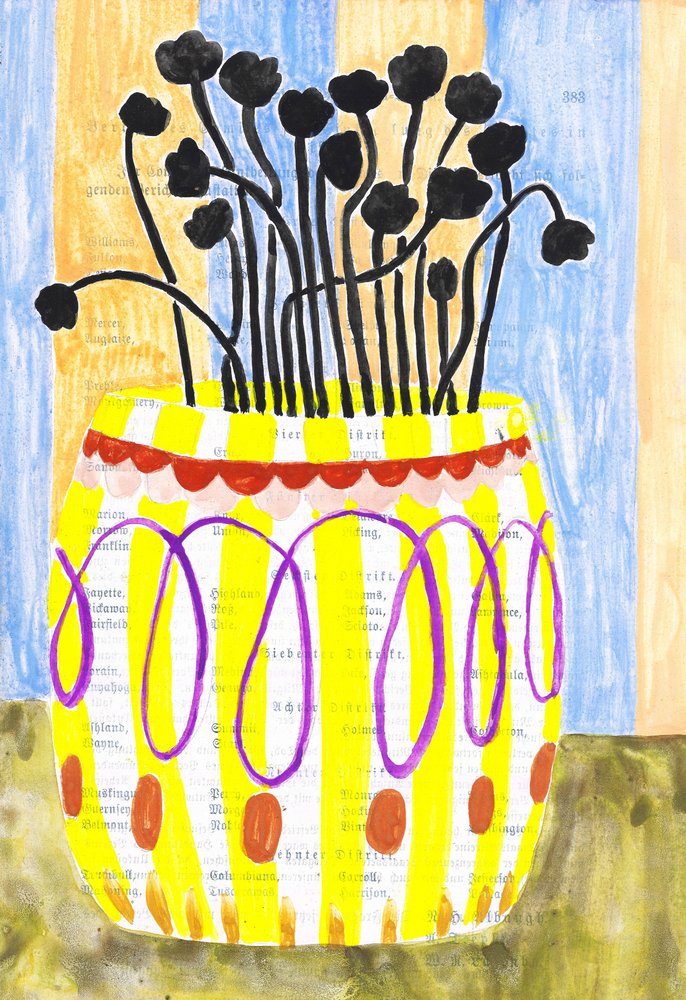 Fiori in un vaso stravagante da Annick