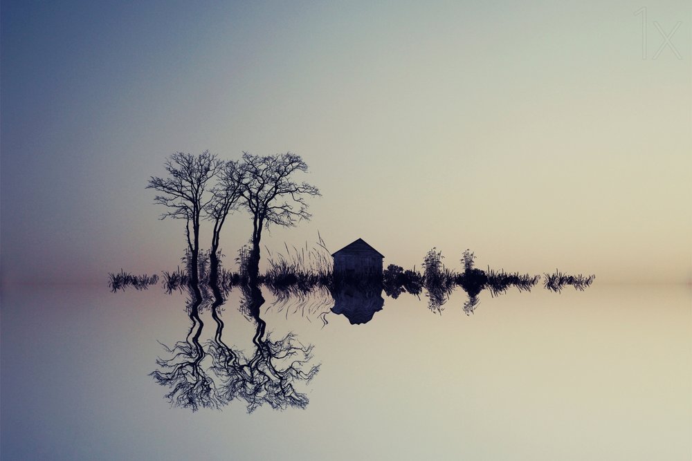 Riflesso sereno sull