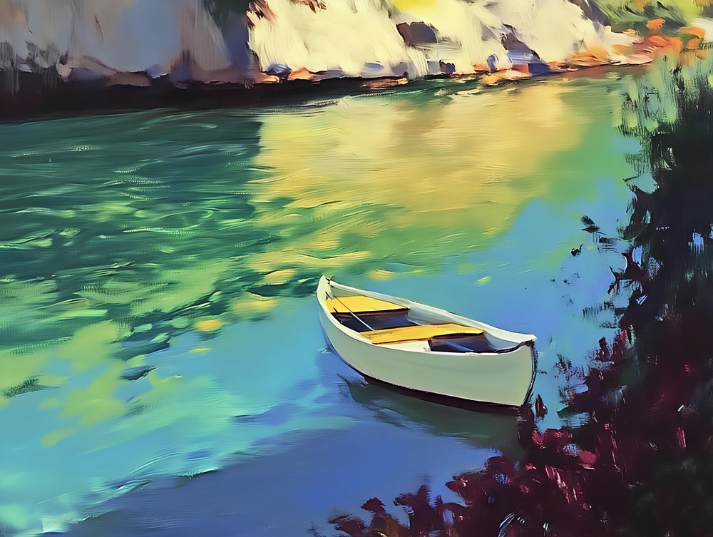 Riflesso sereno sull