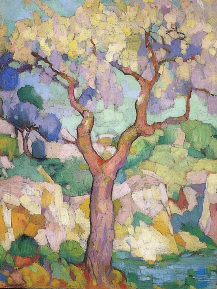 Albero colorato ed espressivo da Avanesova Elena