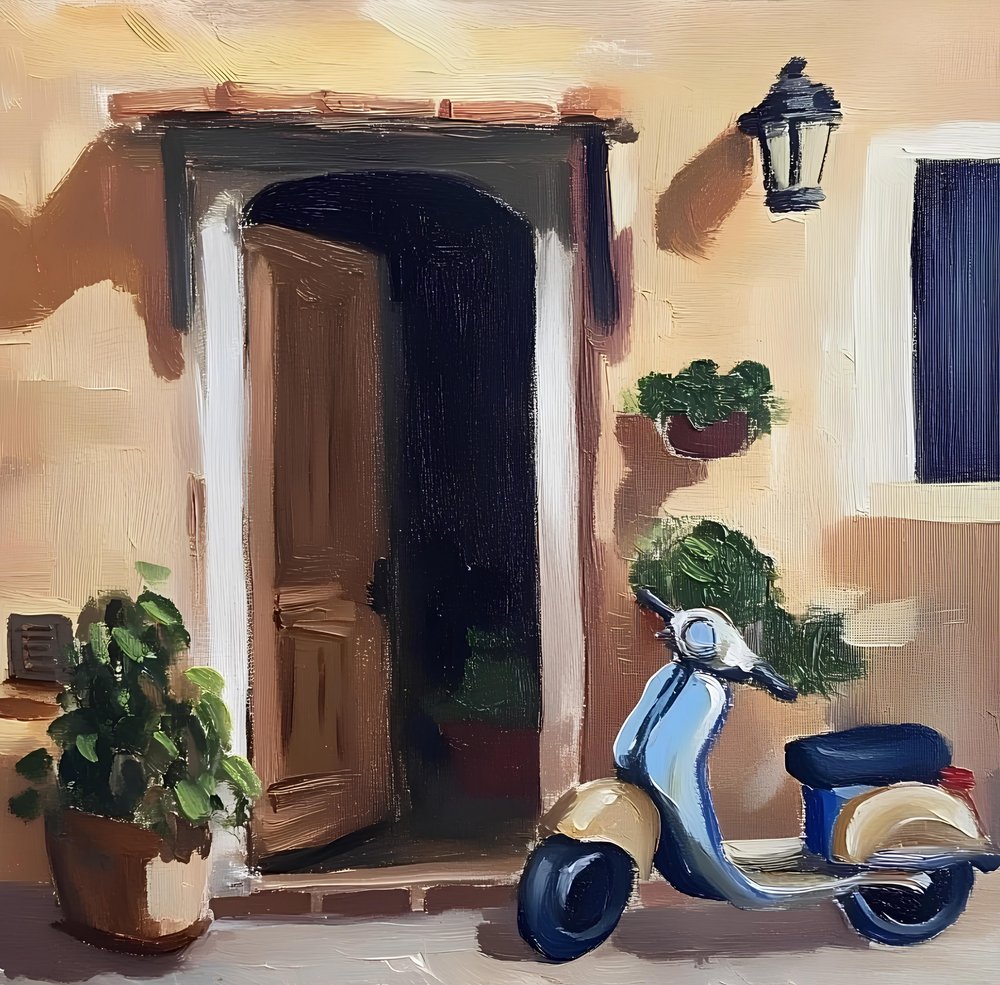 Porta per scooter europei da Avanesova Elena