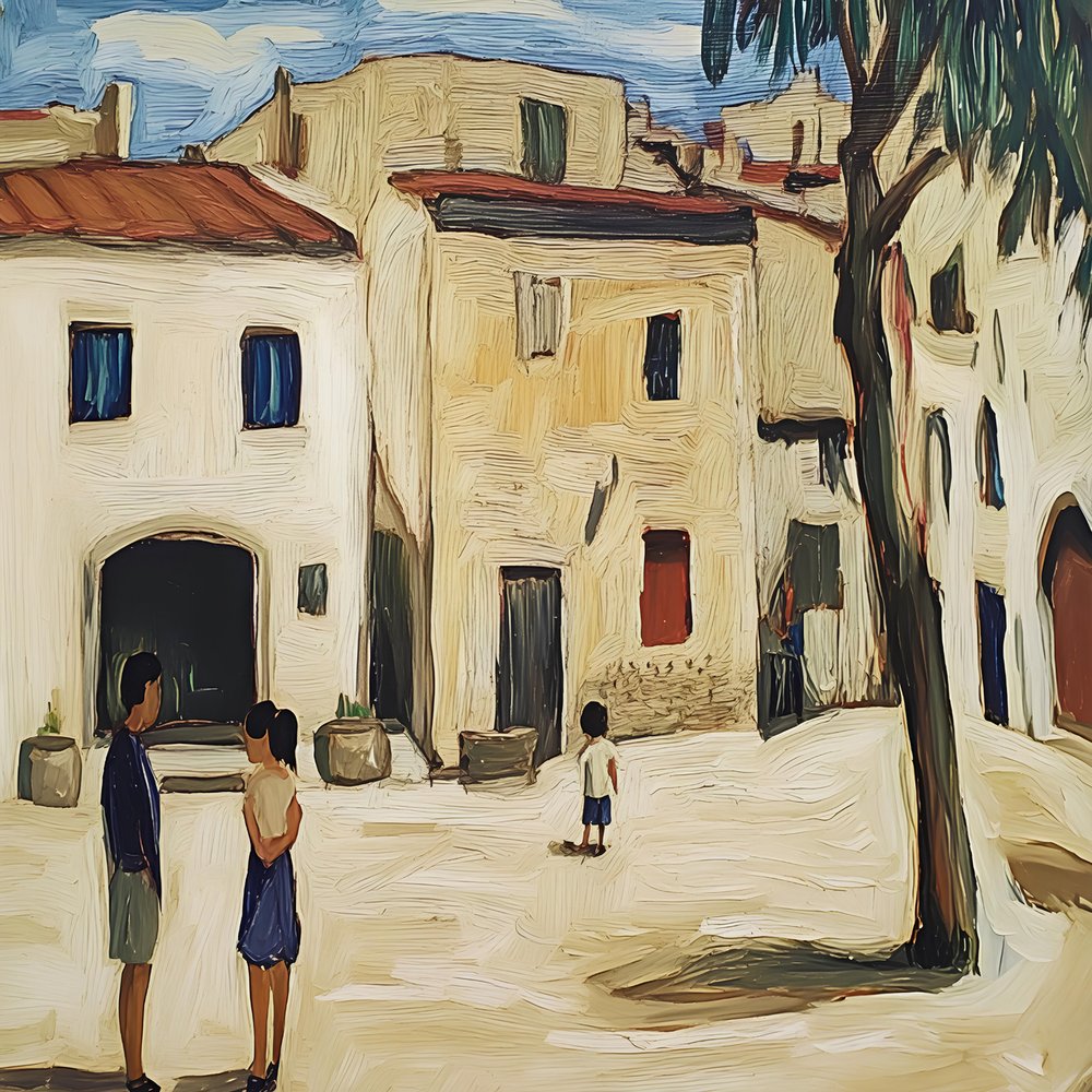 La vita nei villaggi del Mediterraneo da Avanesova Elena