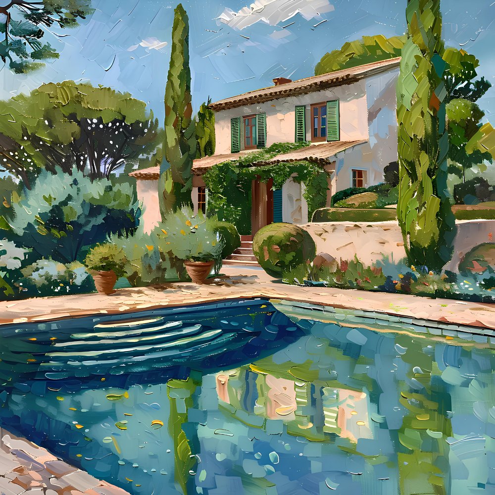 Villa soleggiata in stile mediterraneo da Avanesova Elena