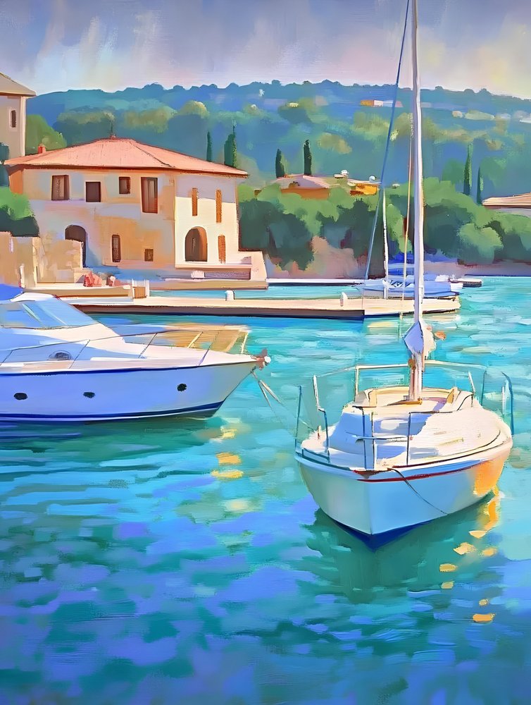 Barche Turquoise Harbor da Avanesova Elena