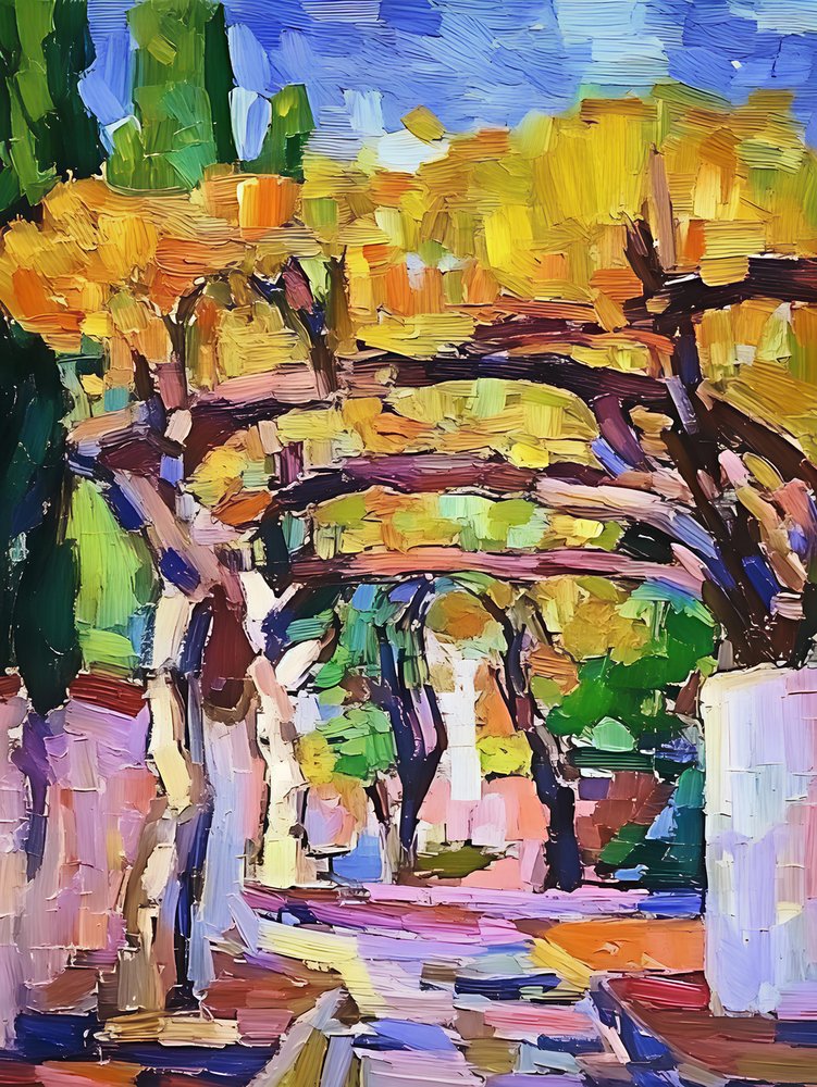 Arco dai colori vivaci d