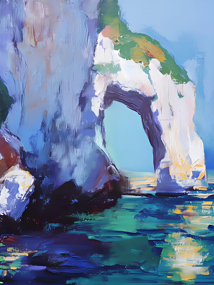 Arco marino dai colori vivaci da Avanesova Elena