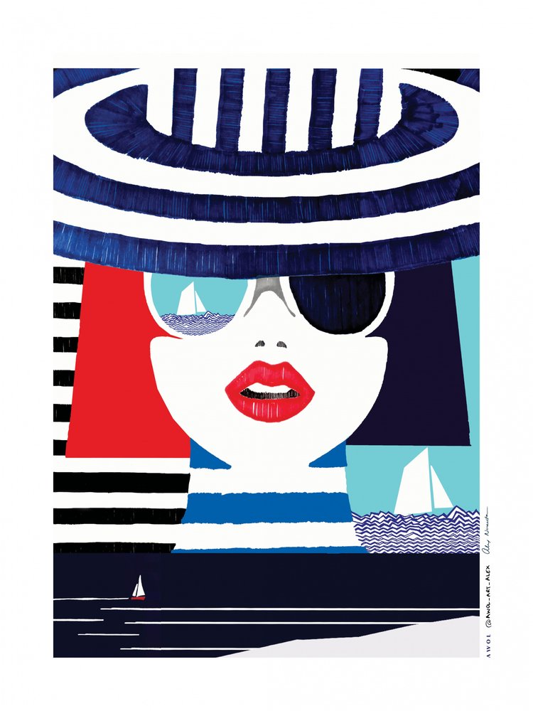 Sguardo sul mare: in stile Riviera da Awol Art Alex