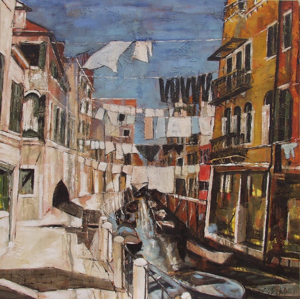 Giorno di bucato a Venezia da Barbara Piatti