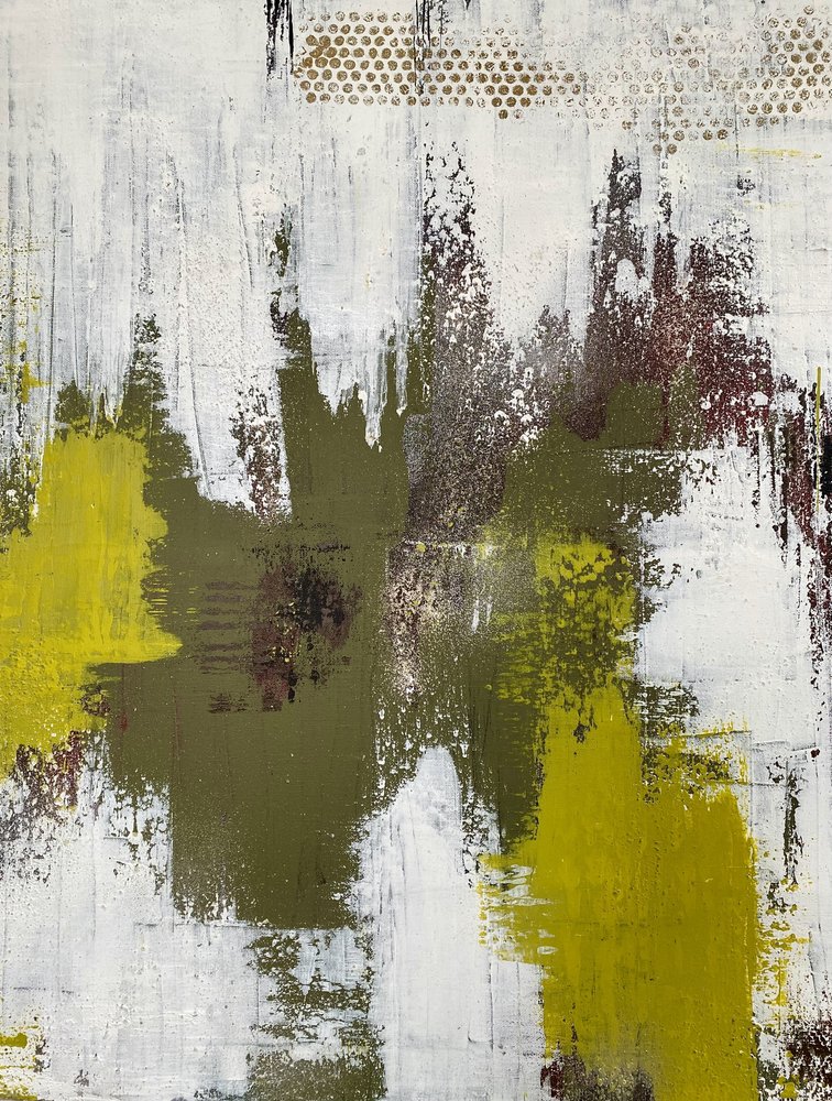 Moderna texture astratta verde da Berit Pihl