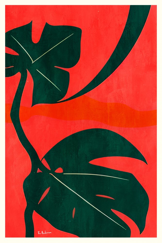 Foglie di Monstera "Jungle" da Bo Anderson