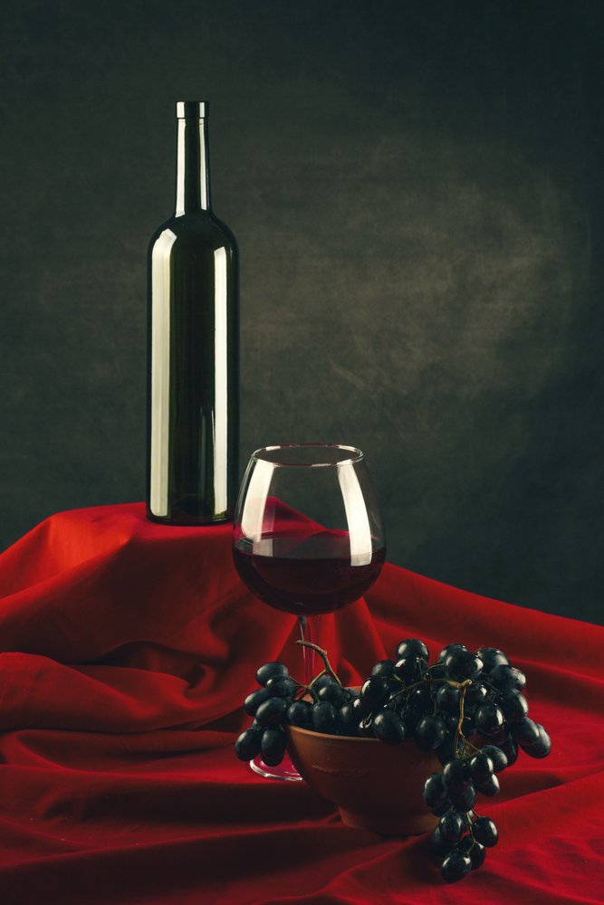 Natura morta con vino rosso da Brig Barkow