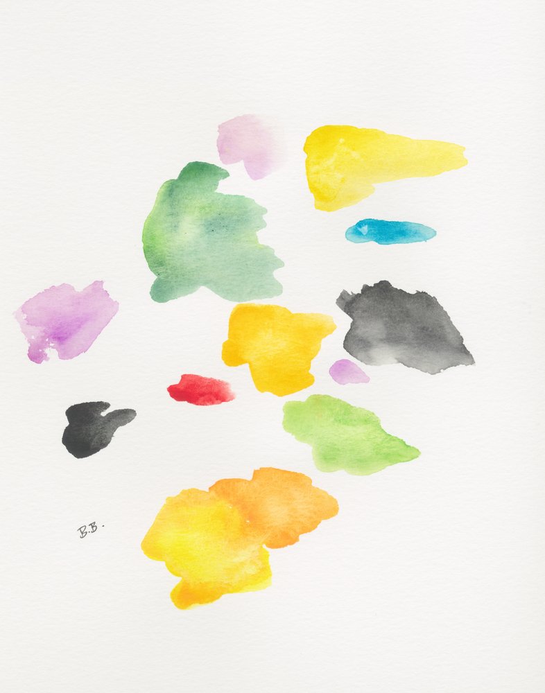 Forme fluide e colorate da Bronwyn Baker