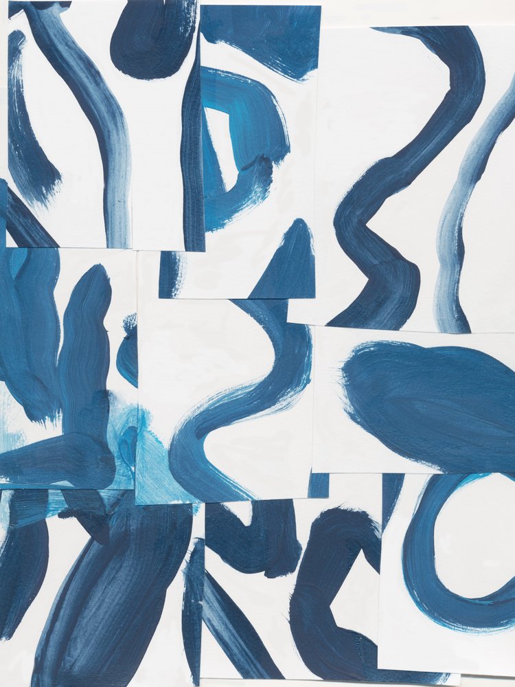 Astratto blu dinamico da Bronwyn Baker