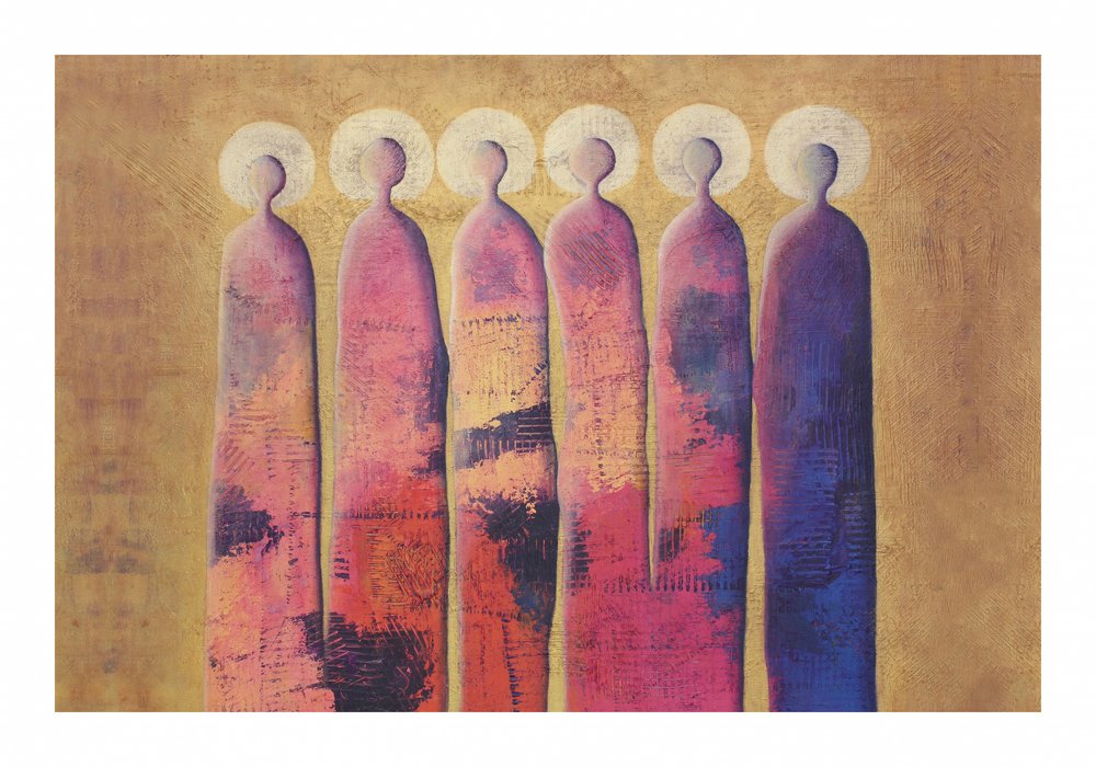 Sei figure serene da Carolina Gårdheim