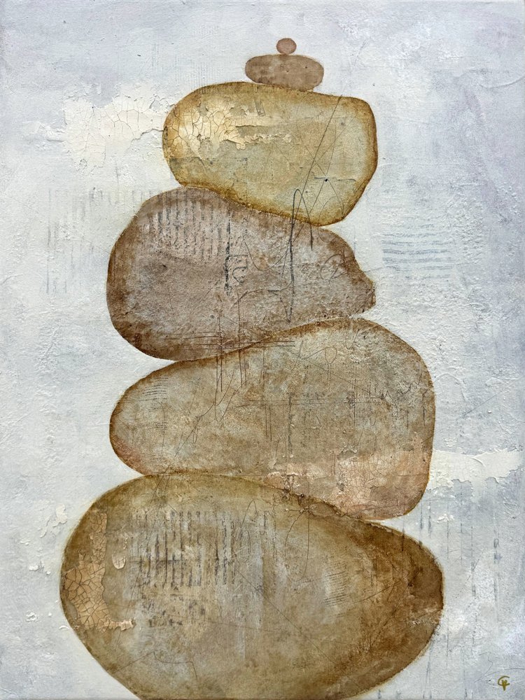 Pietre Zen impilate da Carolina Gårdheim