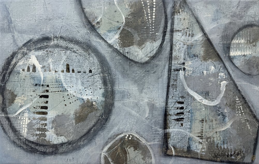 Forme grigie con texture da Carolina Gårdheim