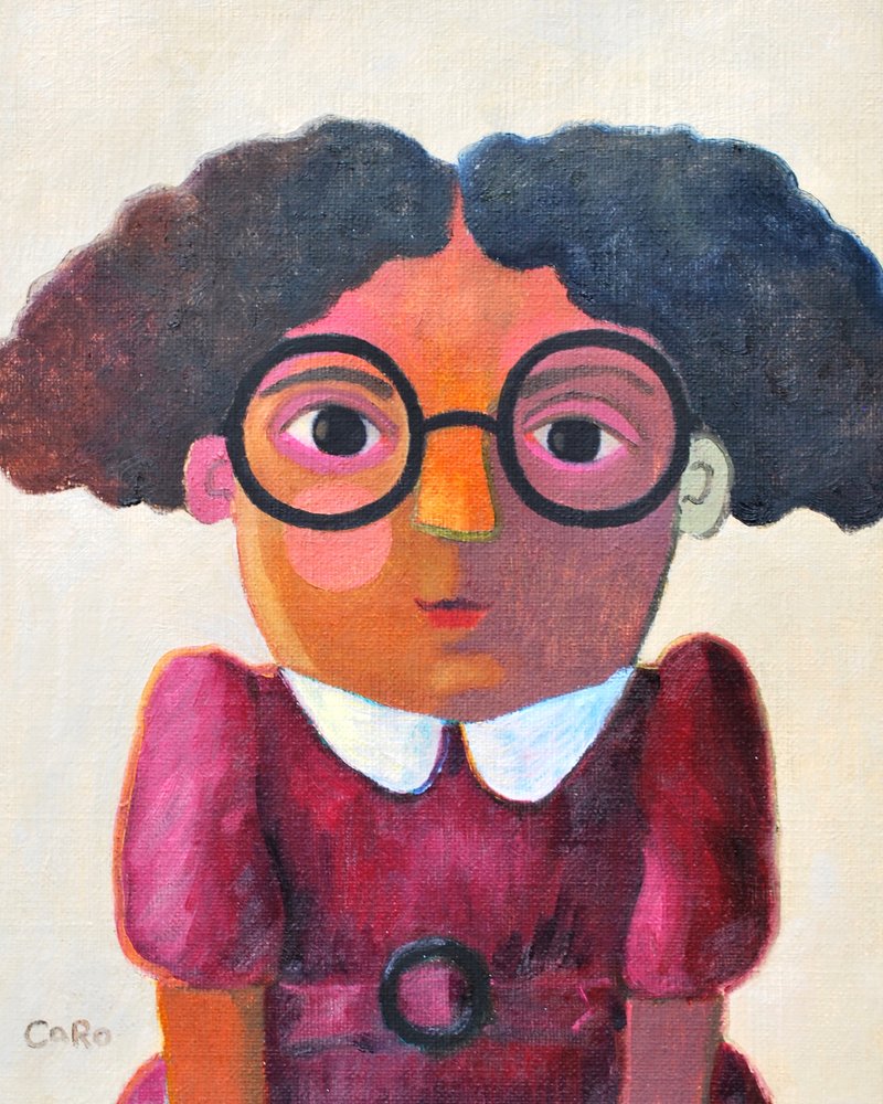 Ragazza stravagante con gli occhiali da Caroline Roberts