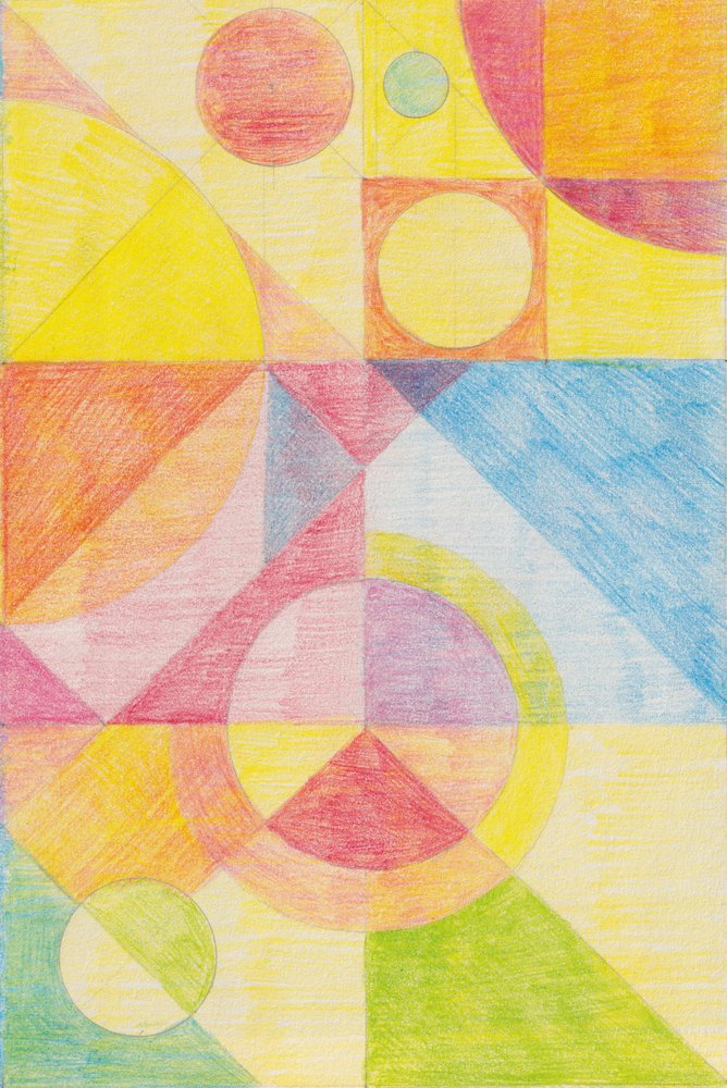 Geometria astratta colorata da Catalina Somolinos