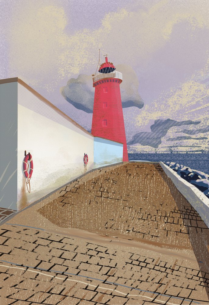 Sentiero del Faro Rosso da Charlotte Trudgett