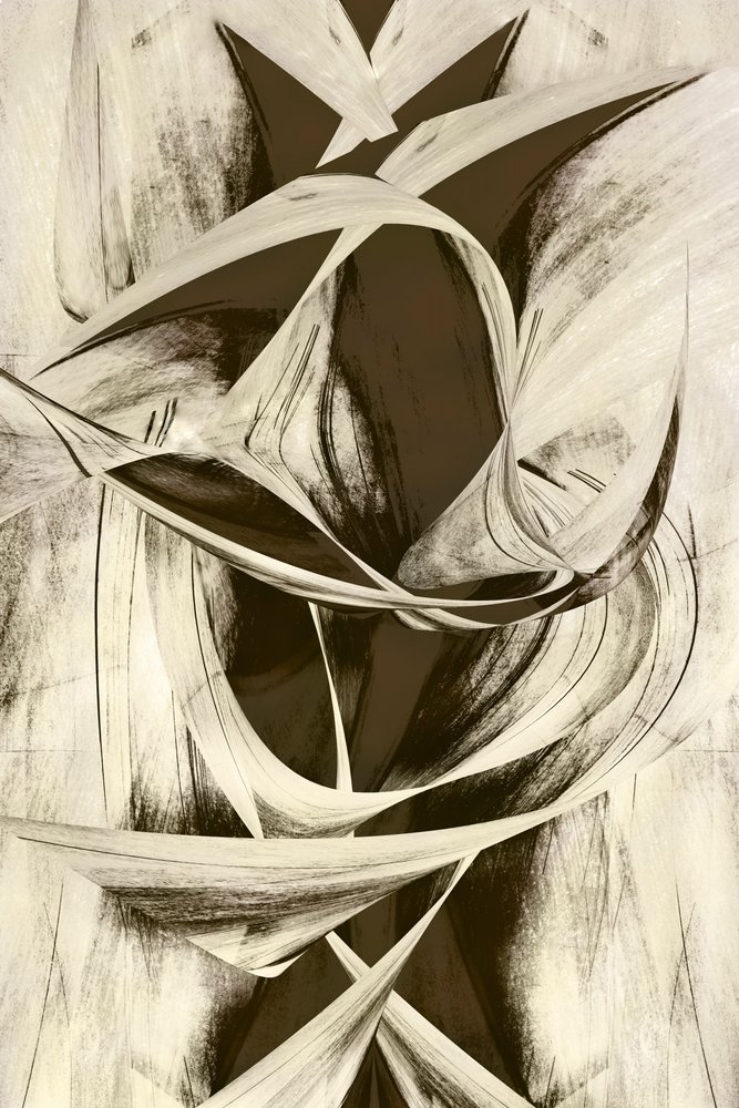 Flusso astratto dinamico da Christina Sillen